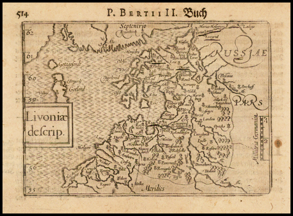 14-Baltic Countries Map By Barent Langenes