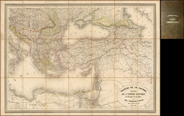 46-Turkey, Mediterranean, Turkey & Asia Minor and Greece Map By J. Andriveau-Goujon