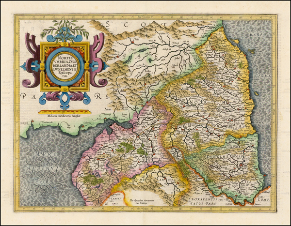 24-British Isles Map By  Gerard Mercator