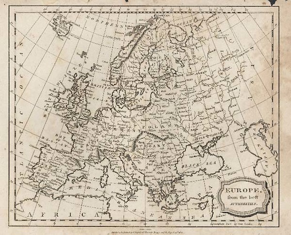 75-Europe and Europe Map By Brightly  &  Kinnerly