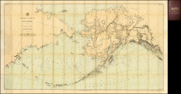87-Alaska Map By Rand McNally & Company / Andrew B. Graham