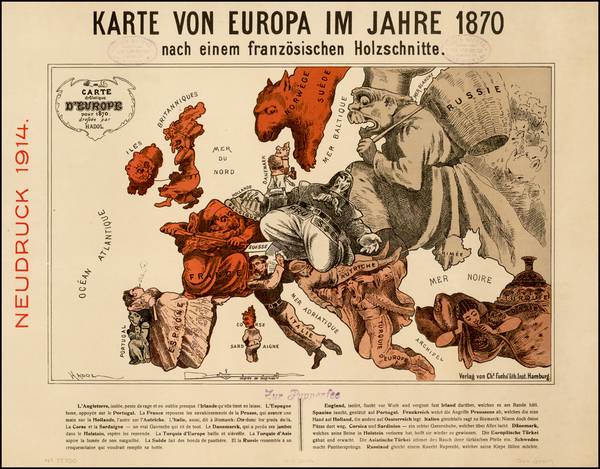 99-Europe, Europe and Curiosities Map By Paul Hadol
