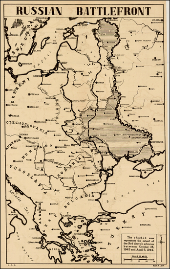 47-Europe, Europe, Russia and Ukraine Map By Anonymous