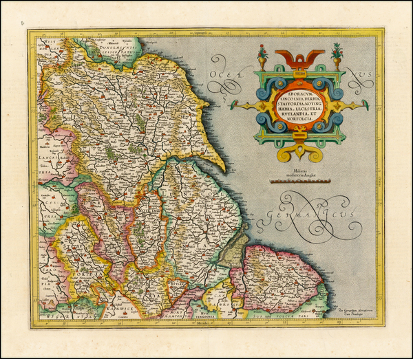 16-British Isles Map By  Gerard Mercator