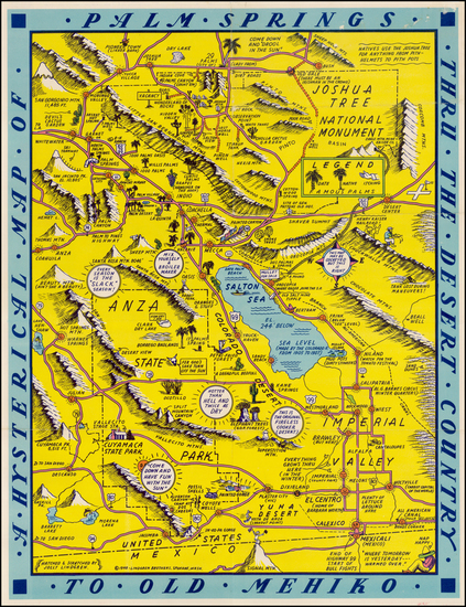 14-California Map By Lindgren Brothers