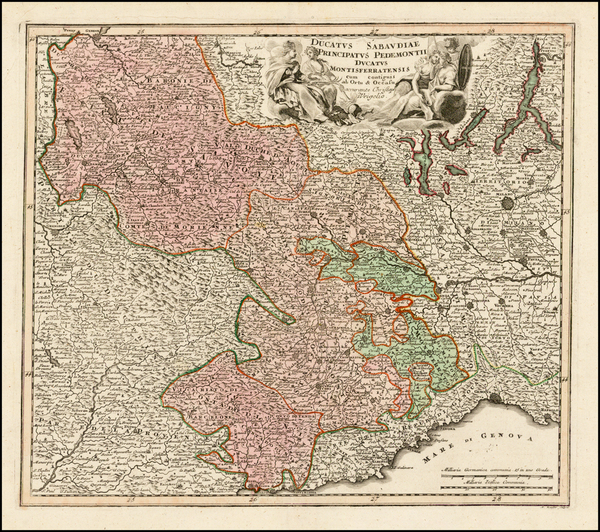 30-Switzerland, France and Italy Map By Christopher Weigel