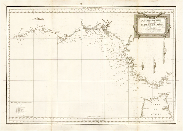 50-Spain Map By Don Vincente Tofiño de San Miguel