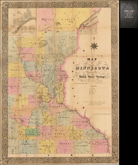 33-Midwest Map By C. Meyer  &  H. v. Minden