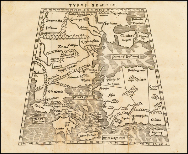 56-Ukraine, Turkey, Turkey & Asia Minor and Greece Map By Caius Julius Solinus