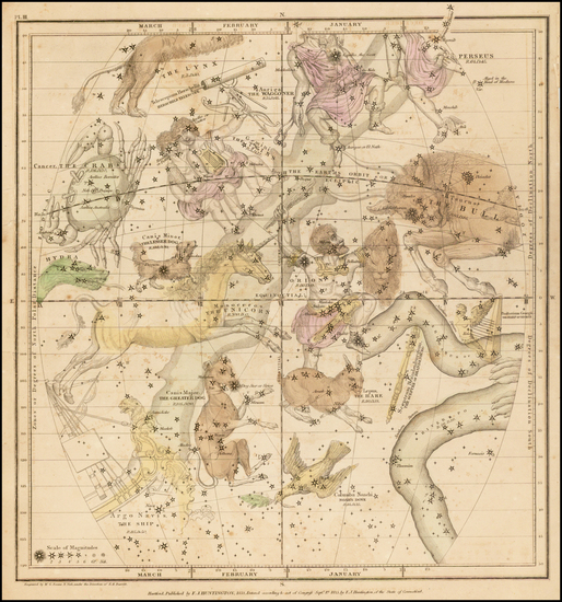 36-Celestial Maps Map By Elijah J. Burritt