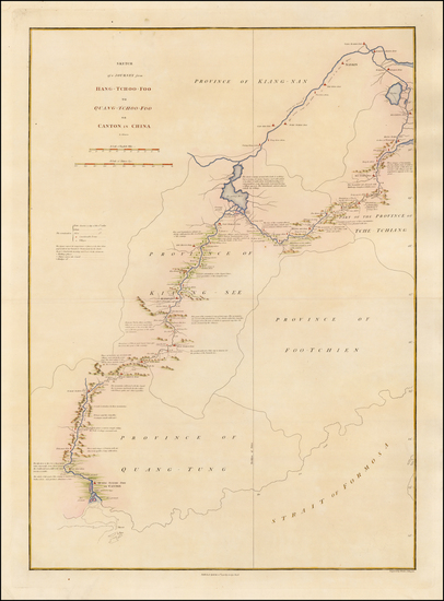 48-China Map By George L. Staunton