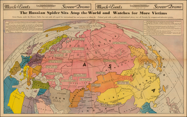 15-World, World, Northern Hemisphere, Europe, Europe, Russia, Asia, Asia and Curiosities Map By Ho