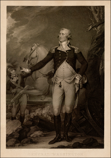 26-United States and Portraits & People Map By John Trumbull / Antonio De Poggi