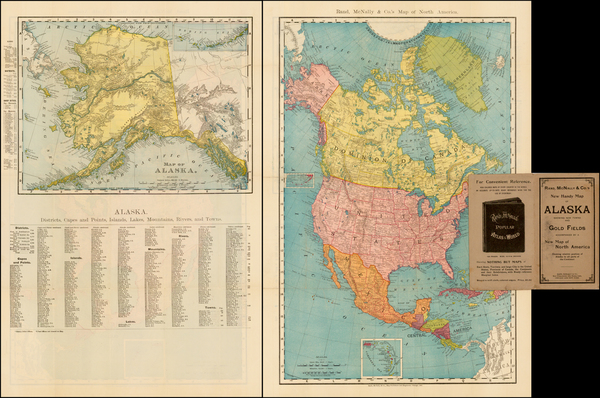 59-Alaska Map By Rand McNally & Company