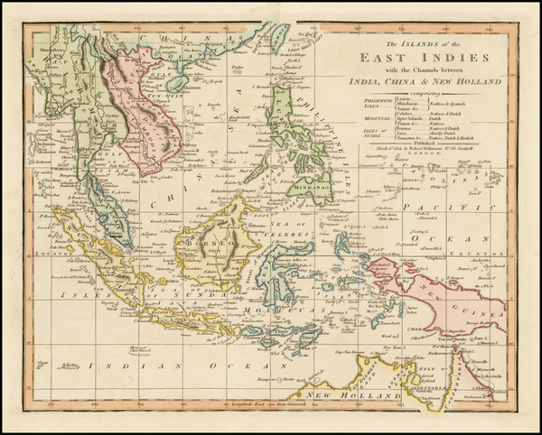 23-China, Southeast Asia and Philippines Map By Robert Wilkinson