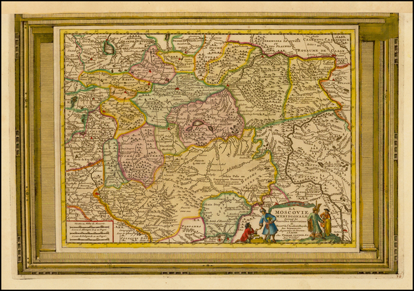 94-Russia and Ukraine Map By Pieter van der Aa