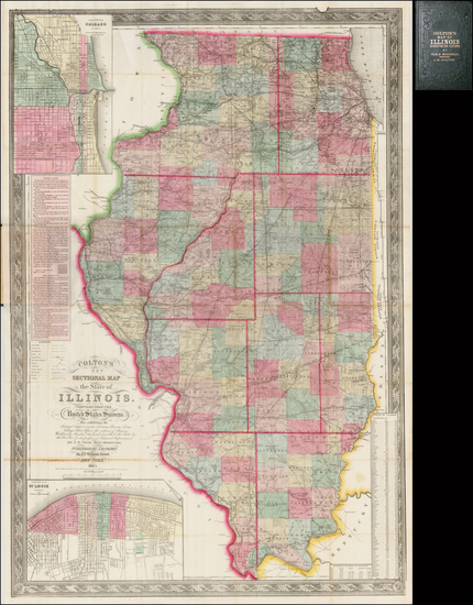 60-Midwest Map By John Mason Peck  &  John Messinger