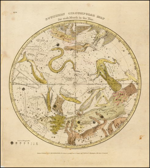 40-Celestial Maps Map By Elijah J. Burritt