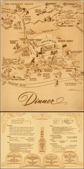 77-California Map By Brown Derby Service Corp.