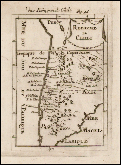 36-South America Map By Alain Manesson Mallet