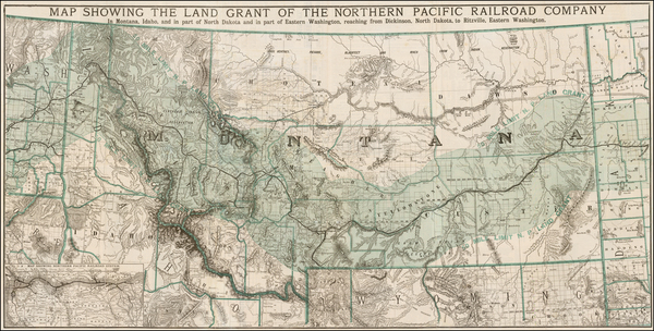 22-Plains and Rocky Mountains Map By Rand McNally & Company