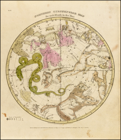 22-Celestial Maps Map By Elijah J. Burritt