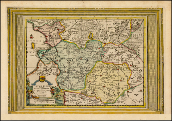 43-Netherlands Map By Pieter van der Aa