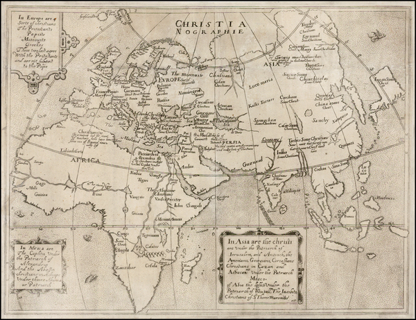 69-World, World, Europe, Europe, Asia, Asia, Africa and Africa Map By Ephraim Pagitt