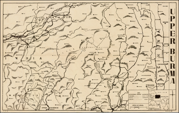 17-India and Southeast Asia Map By Anonymous