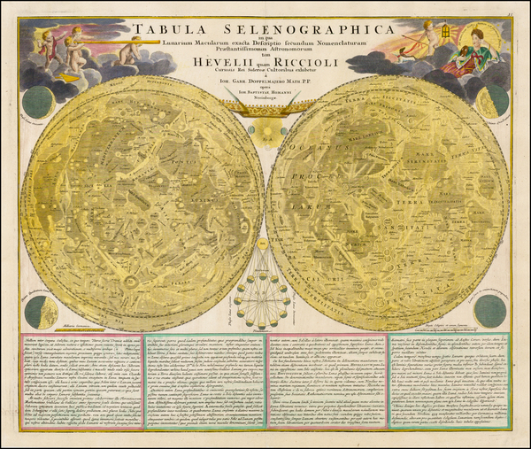 13-Celestial Maps Map By Johann Baptist Homann