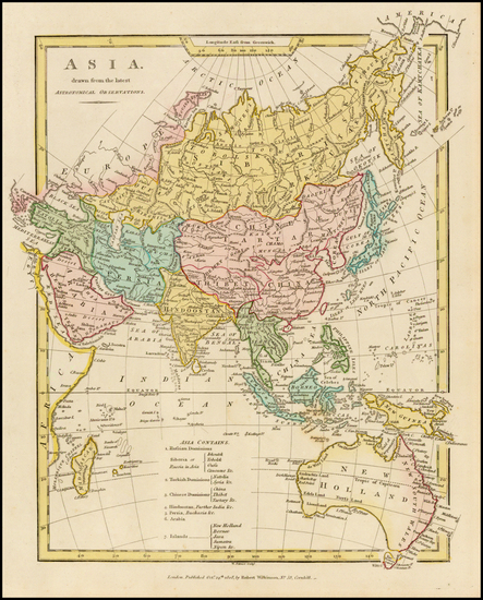 16-Asia, Asia, Australia & Oceania and Oceania Map By Robert Wilkinson