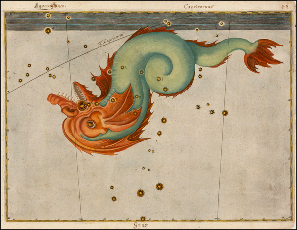 79-Celestial Maps Map By Johann Bayer