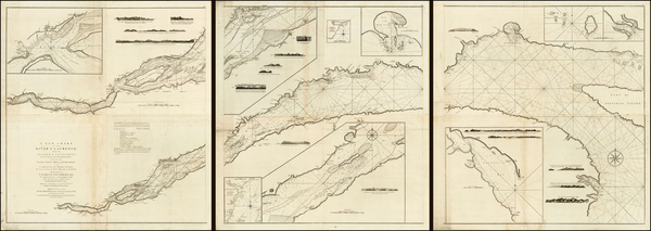 15-Canada Map By James Cook  &  Samuel Holland