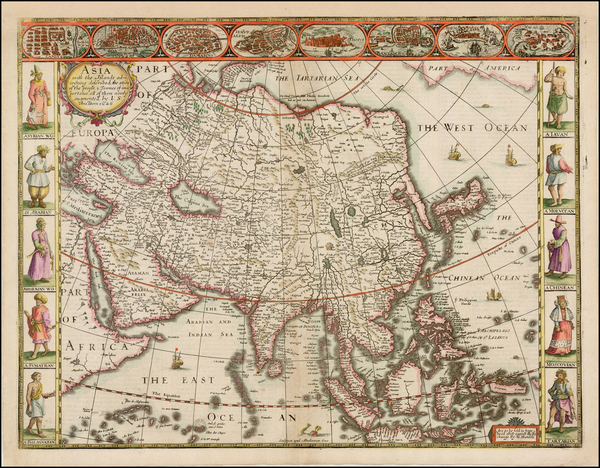 6-Asia and Asia Map By John Speed