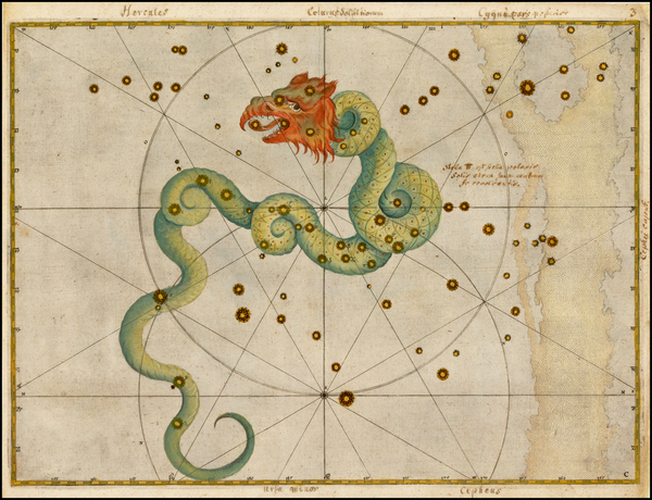 40-Celestial Maps Map By Johann Bayer