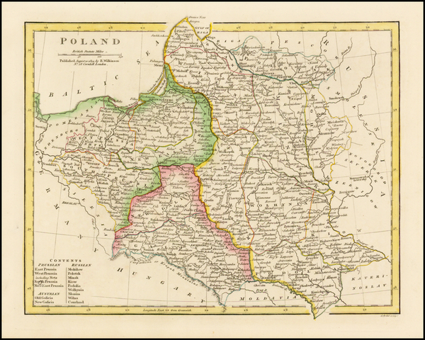 28-Poland and Balkans Map By Robert Wilkinson