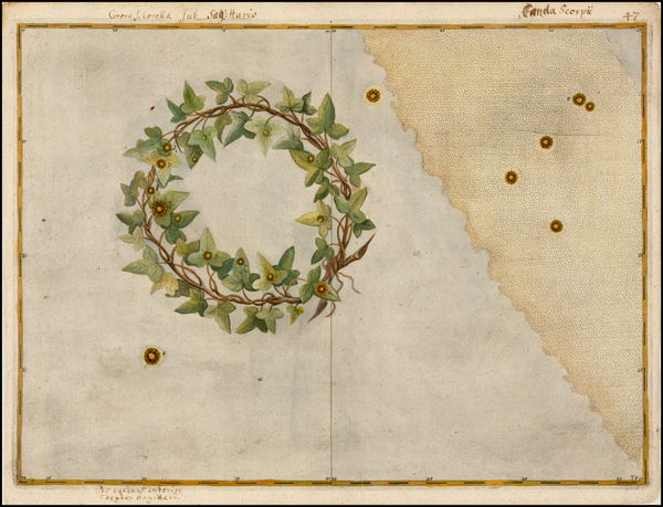 54-Celestial Maps Map By Johann Bayer