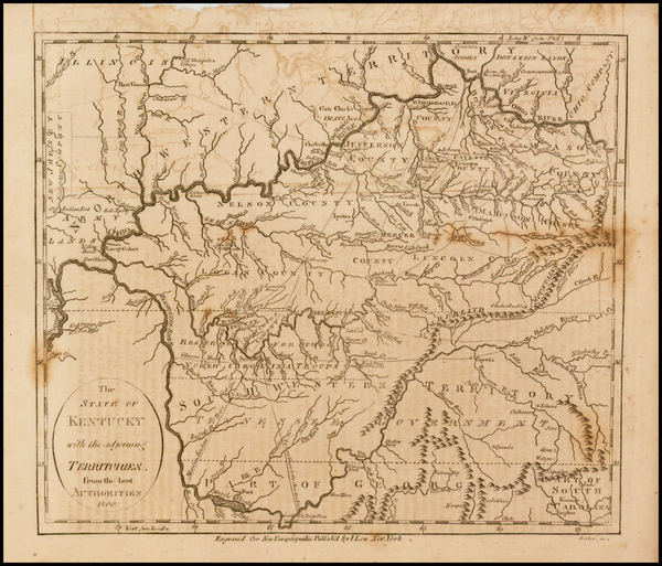 38-South, Kentucky and Midwest Map By John Payne