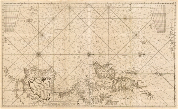 55-Atlantic Ocean Map By Johannes Van Keulen