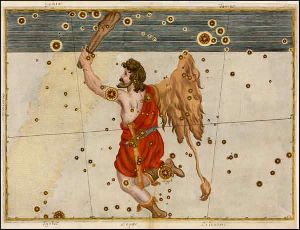 18-Celestial Maps Map By Johann Bayer