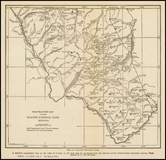 97-Rocky Mountains and Montana Map By Poates Engraving Company