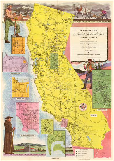 41-California Map By Automobile Club of Southern California