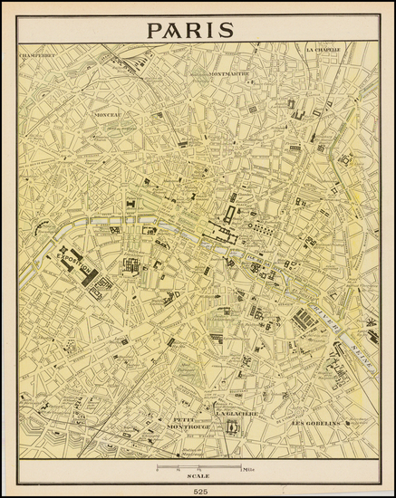 34-France Map By George F. Cram