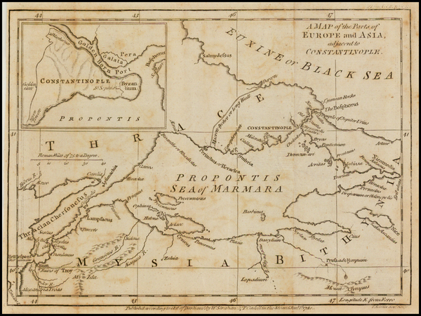 56-Turkey and Turkey & Asia Minor Map By Strahan