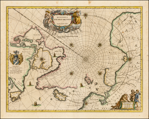 6-Polar Maps Map By Johannes Blaeu