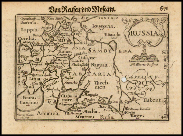 81-Russia Map By Barent Langenes