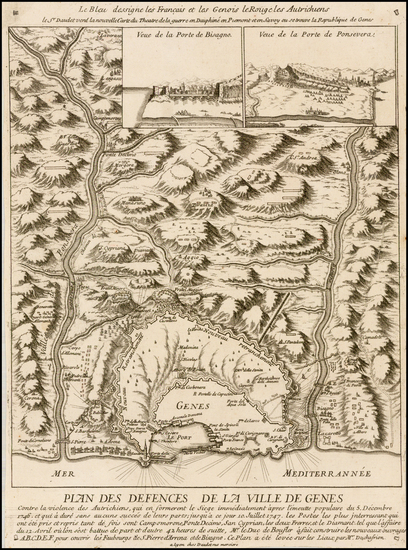 58-Italy Map By Louis Pierre Daudet