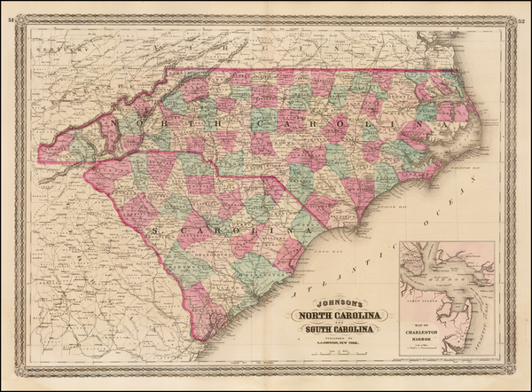 49-Southeast Map By Alvin Jewett Johnson