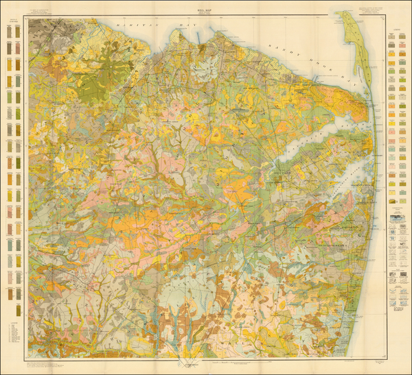 88-Mid-Atlantic Map By Geological Survey of New Jersey