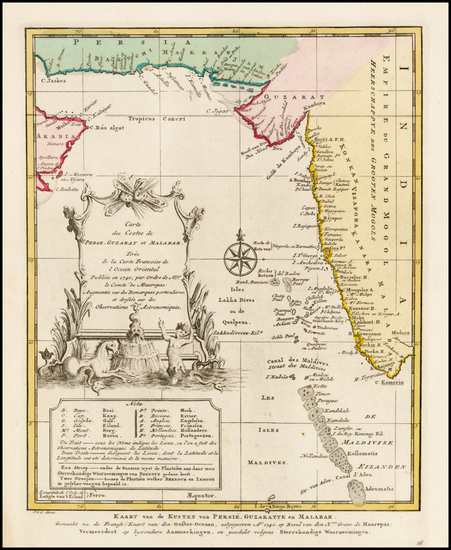 22-India Map By J.V. Schley